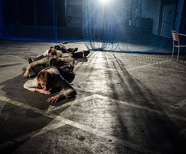 ANNA SEHGERS: TRANSIT  Eine theatrale Erkundung 2017 HALLE - der Raum für die Künste  Lattich / St. Gallen, Regie: Katja Langenbach